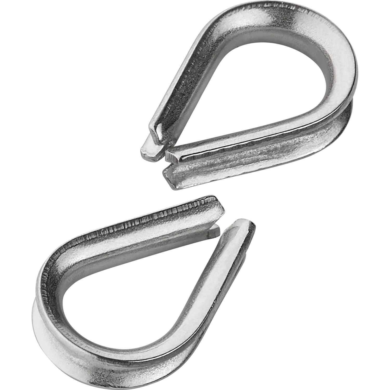 LUX Lanová očnice, nerezová ocel, 2 ks, 10 mm