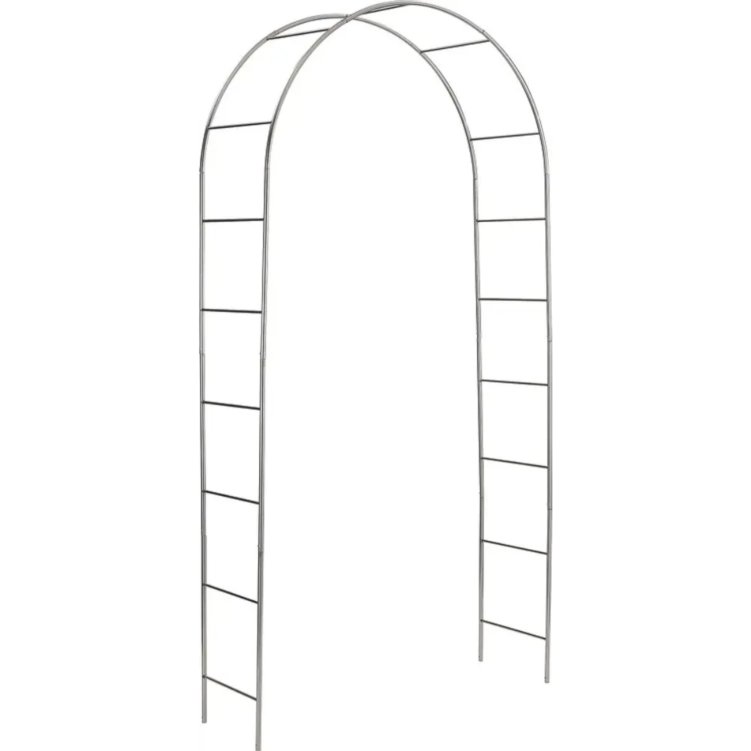 Oblouk na růže stříbrný 240 cm