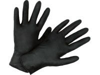 Jednorázové rukavice velikost M černé