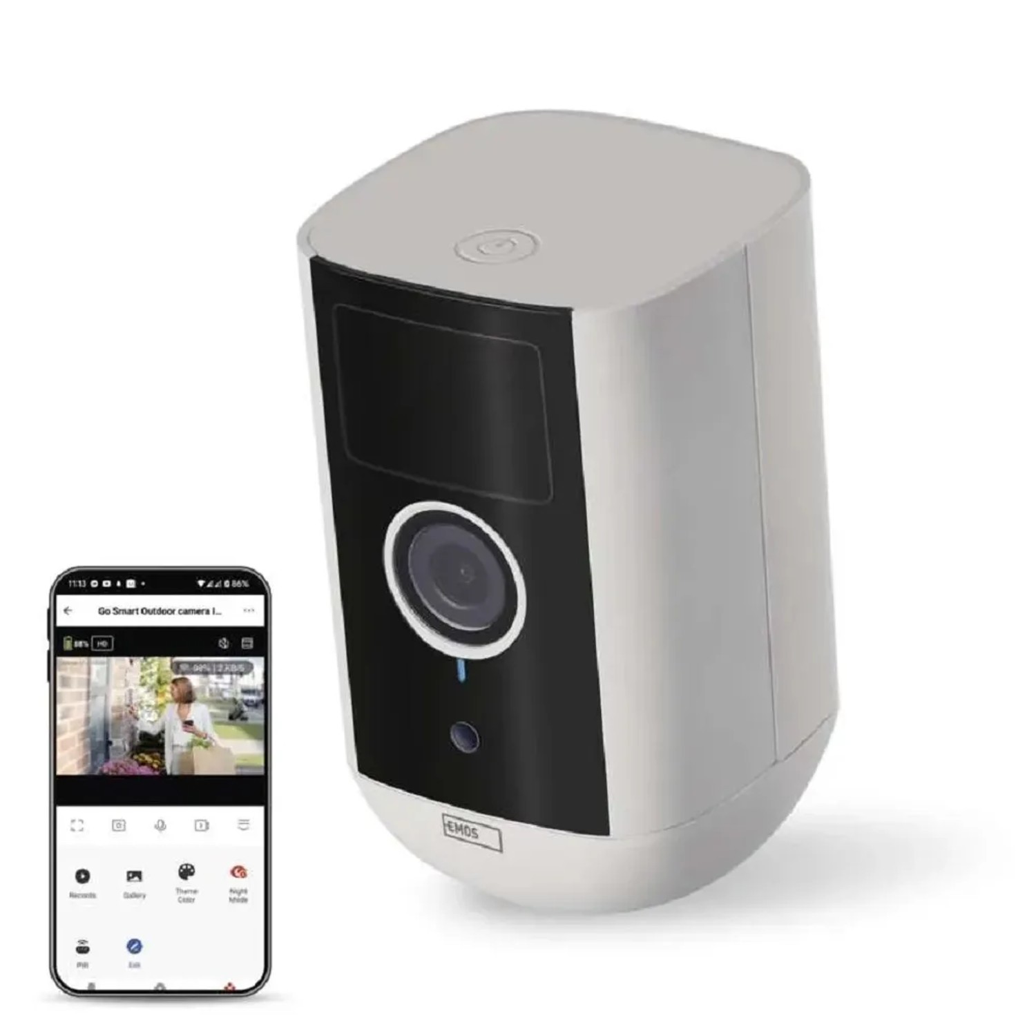 Emos GoSmart Venkovní bateriová kamera IP-210 SNAP s Wi-Fi