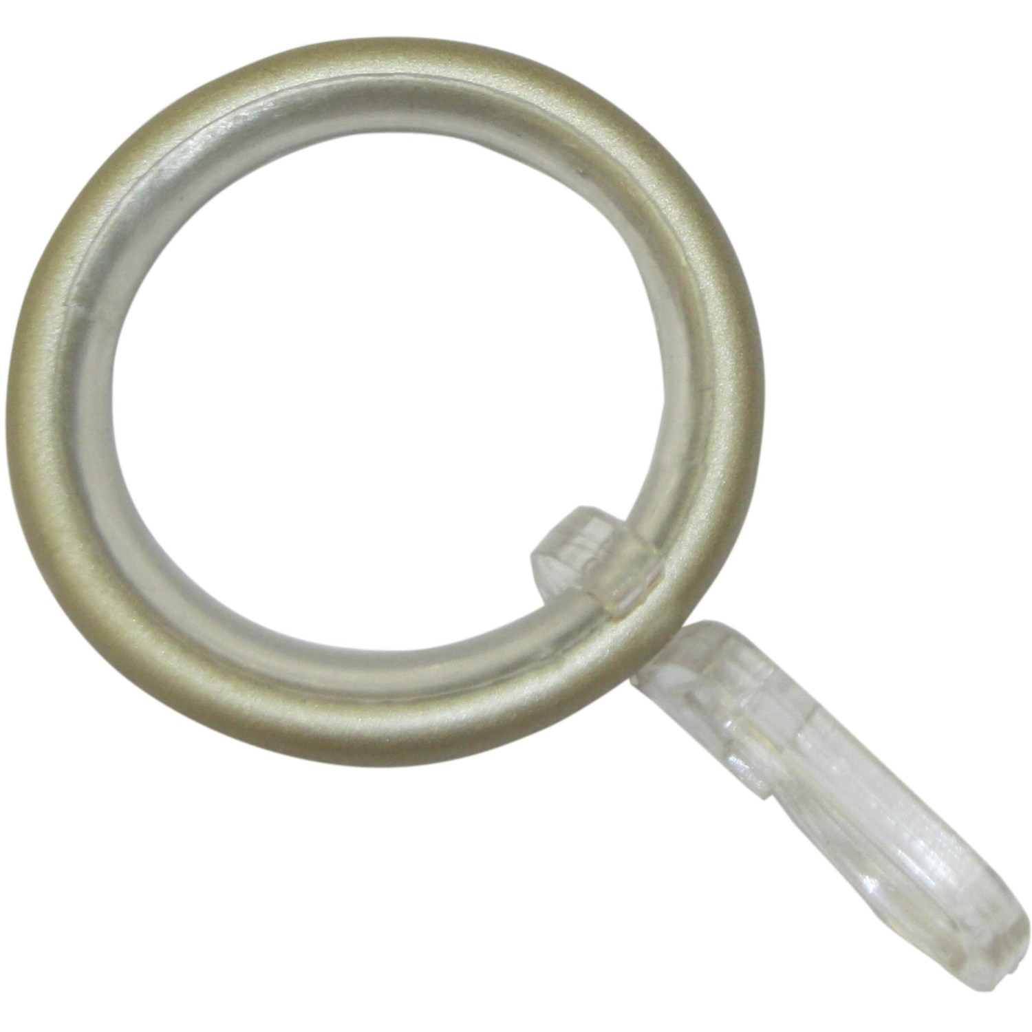 Gardinia Záclonové kroužky Elba s kluznou vložkou barva šampaň 12 cm x 3 cm