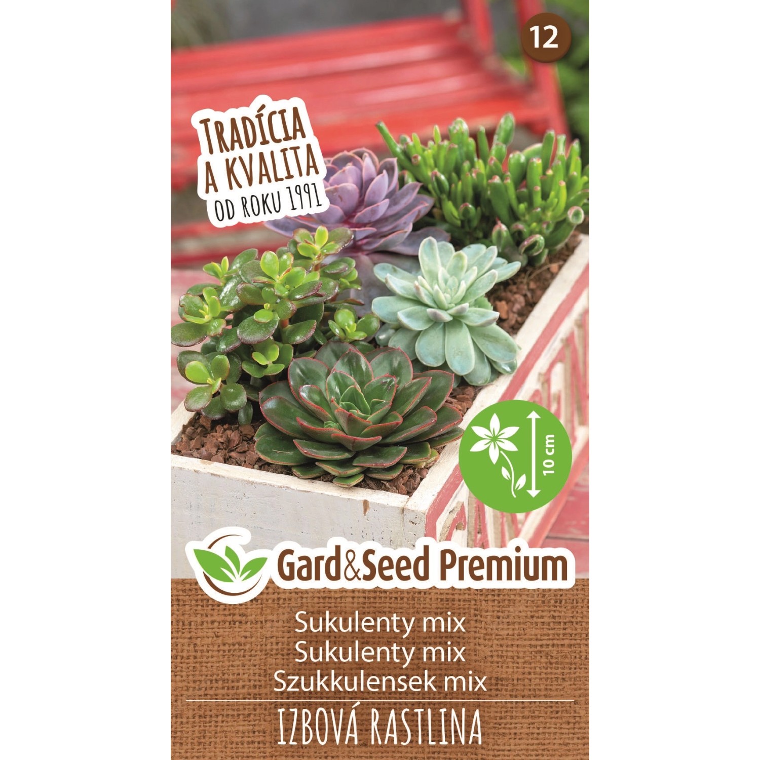 GardenSeed Premium Semínka pokojové rostliny Sukulenty mix