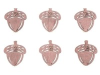 Anděl Přerov Žalud dřevěný na kolíčku, 6 ks, 4 cm Anděl Přerov Žalud dřevěný na kolíčku, 6 ks, 4 cm