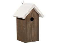Ptačí budka pinie hnědá - bílá Ptačí budka pinie hnědá - bílá