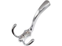 Hettich Nástěnný háček na kabáty Classic 1, zinek pochromovaný, 77 x 125 x 75 mm Hettich Nástěnný háček na kabáty Classic 1, zinek pochromovaný, 77 x 125 x 75 mm