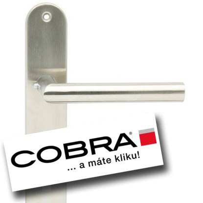 COBRA Štítové dveřní kování Vision WC 72, nerez