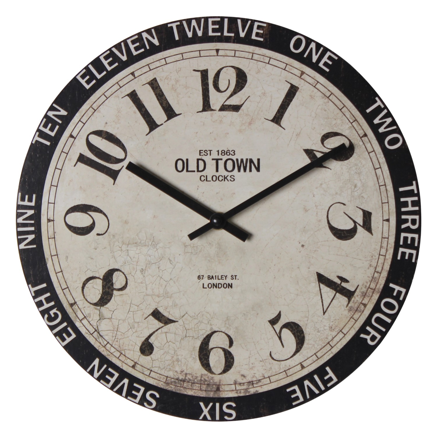 Nástěnné hodiny Bailey 30x4cm