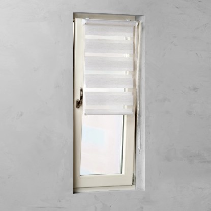 Cocoon Dvojitá roleta Easy Fix barva lnu pr. 16 mm, 60 x 150 cm