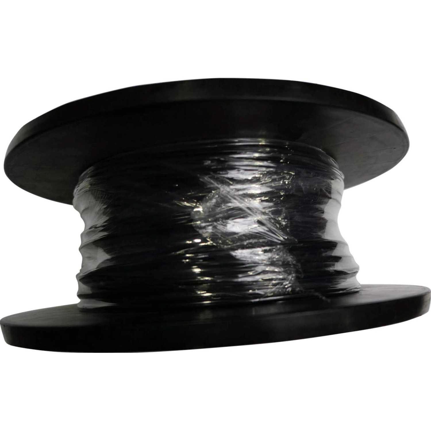 Silový kabel H03VV-F 2x0,75 mm, černá (cívka) - metráž