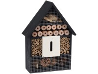 Hmyzí domek dřevěný černý 30 x 22 x 9 cm