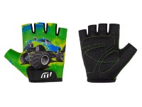 CAPPA Cyklistické rukavice dětské, zelená, vel. 5-6