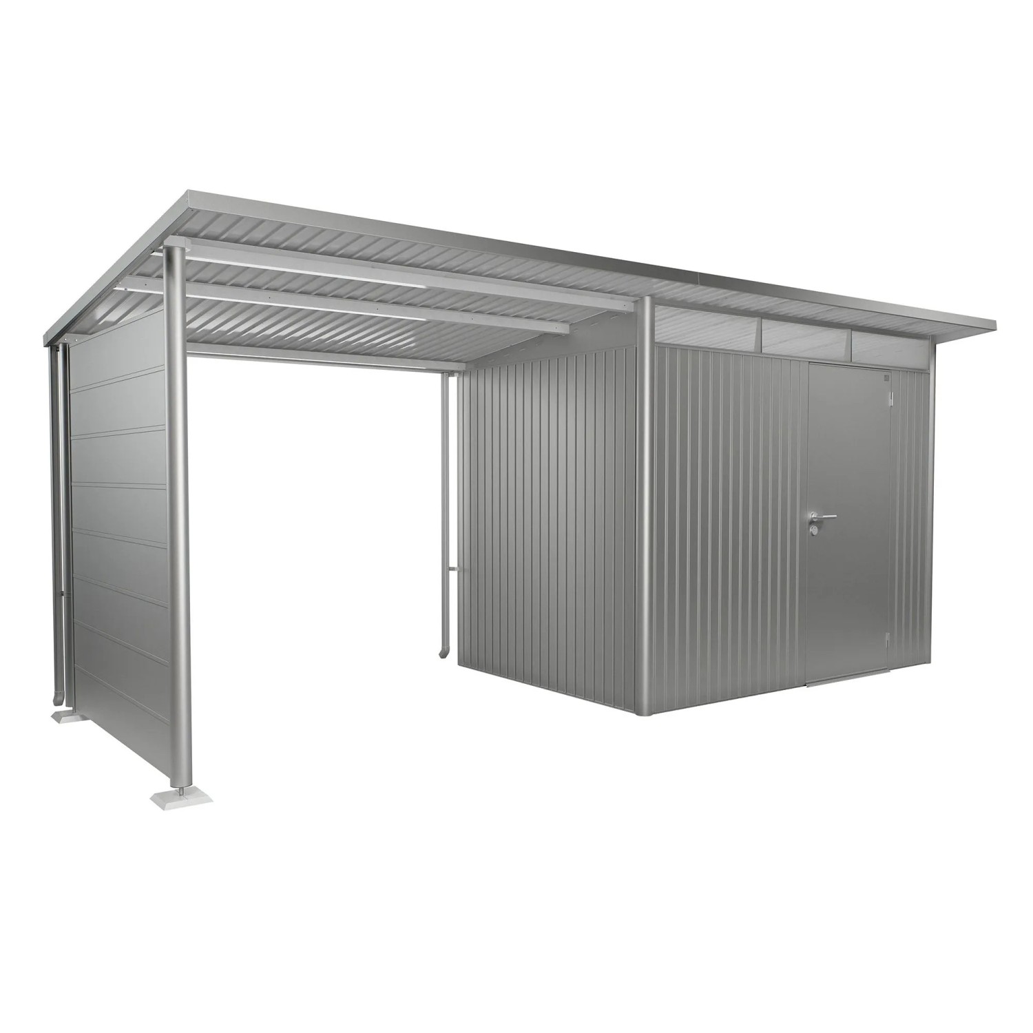 Biohort Boční stěna pro boční stříšku k domku AvantGarde/ECO A2, A6, stříbrná