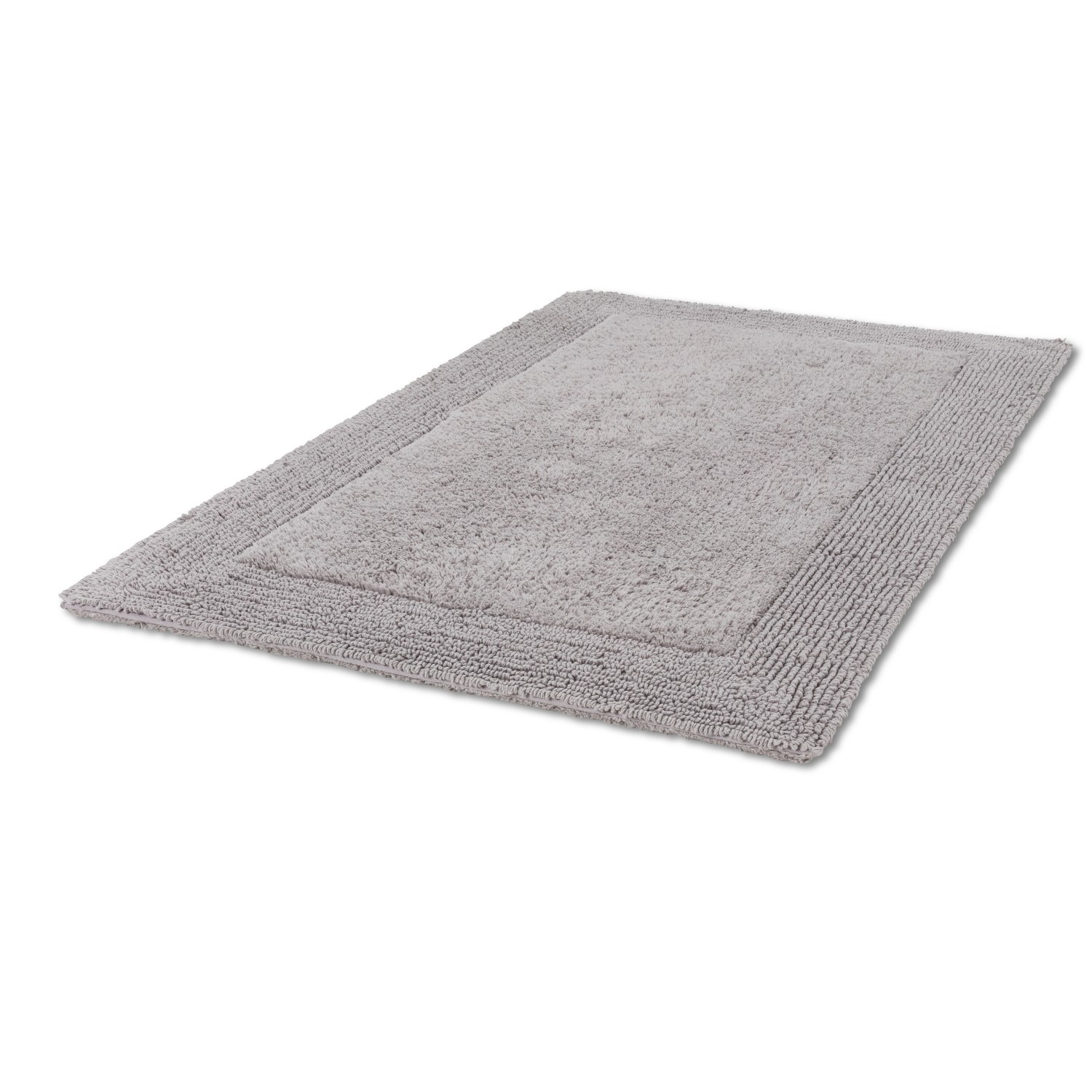 Schöner Wohnen Koupelnová předložka Bahamas, bordura světle šedá, 67 x 110 cm