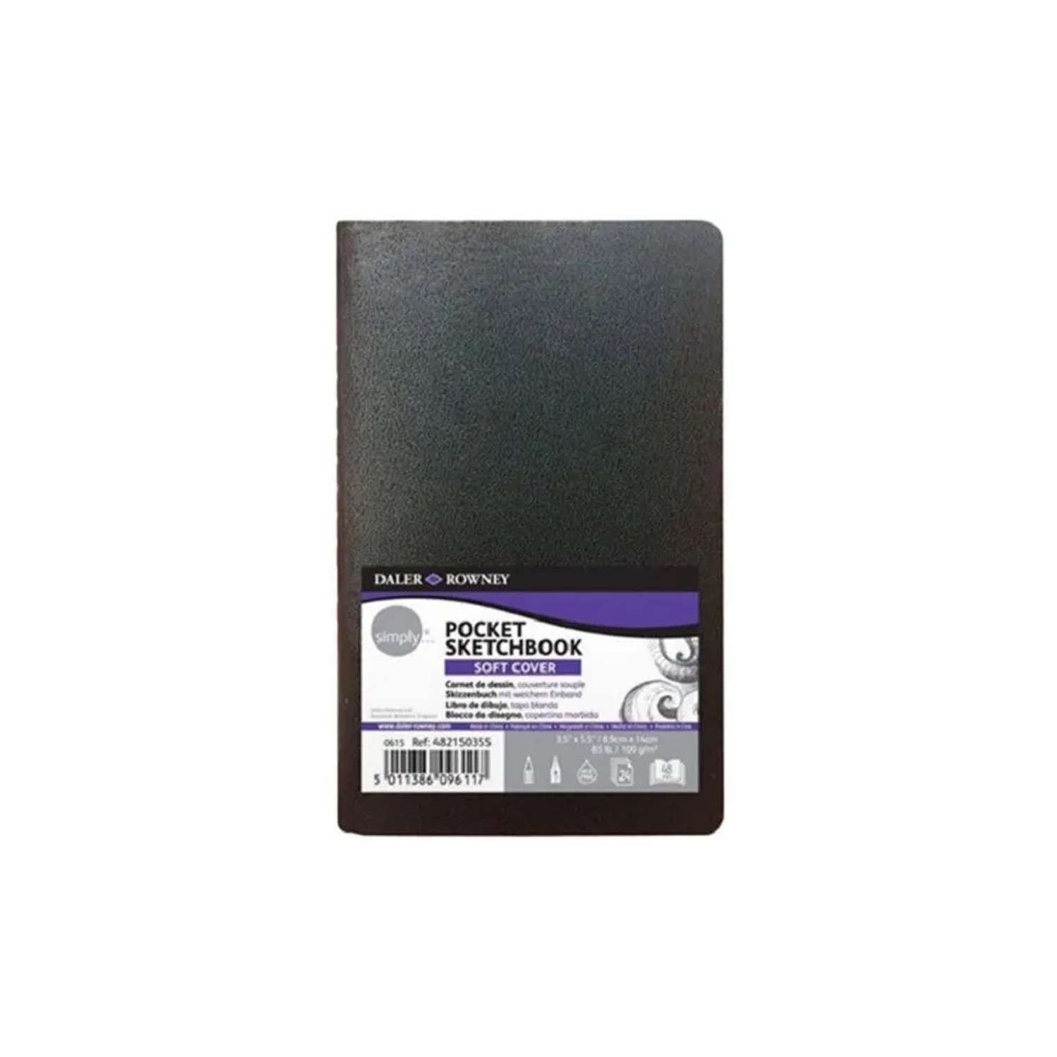 Daler Rowney Blok skicovací kapesní, 100 g/m2, 14 x 9 cm