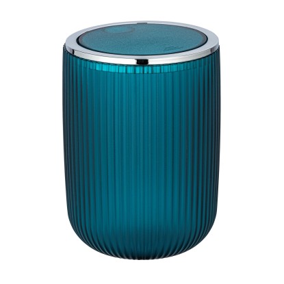 Wenko Koš s výkyvným víkem Agropoli S, plast 2 l, petrolej, 14,5 x 20 x 14,5 cm