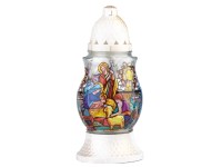 Hřbitovní sklo betlém s vkladem 80 g, 24 cm