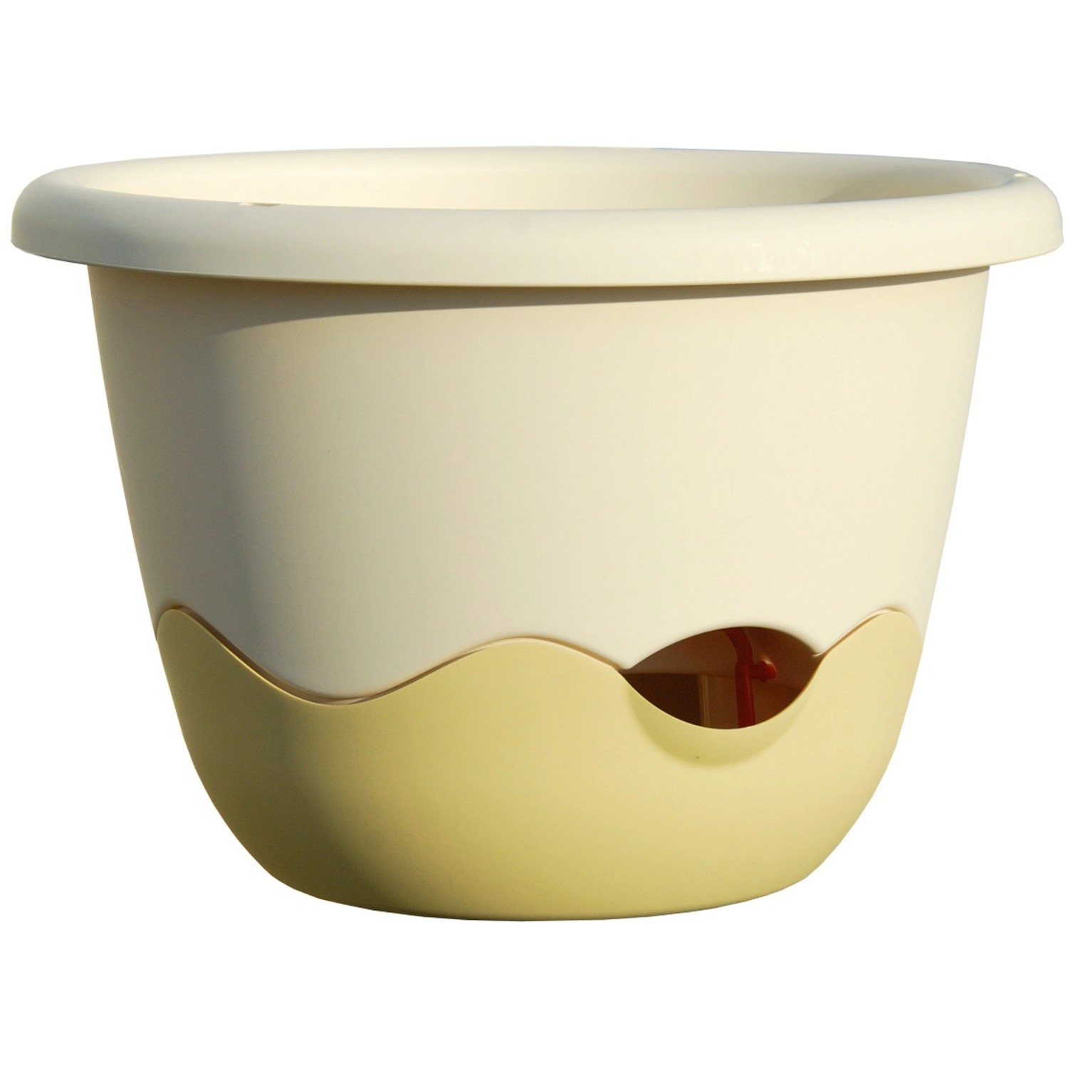 Plastia Květináč se závěsem Mareta slonová kost průměr 30 cm