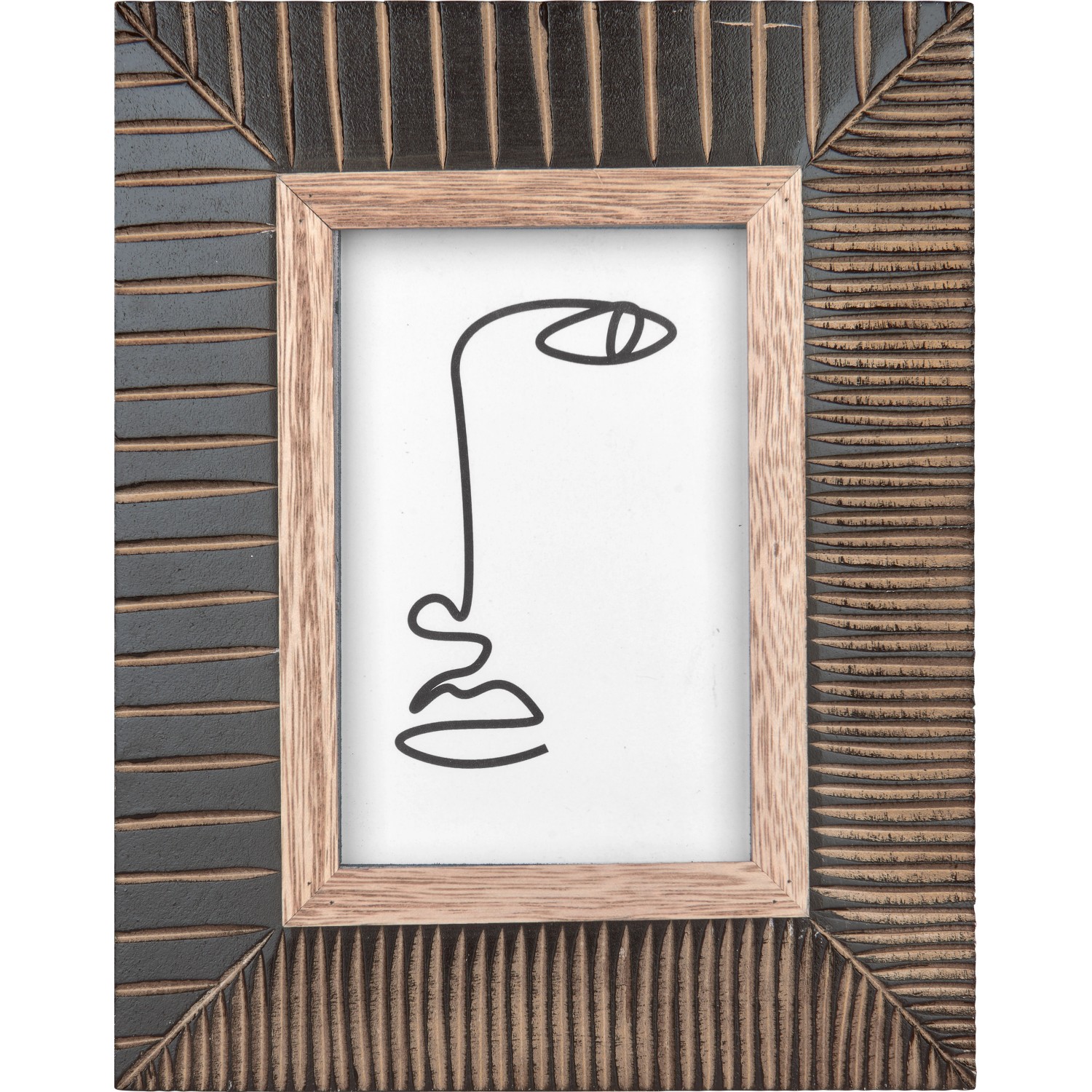 Rámeček na obrázky Ancient Secrets přírodní černý 10 cm x 15 cm