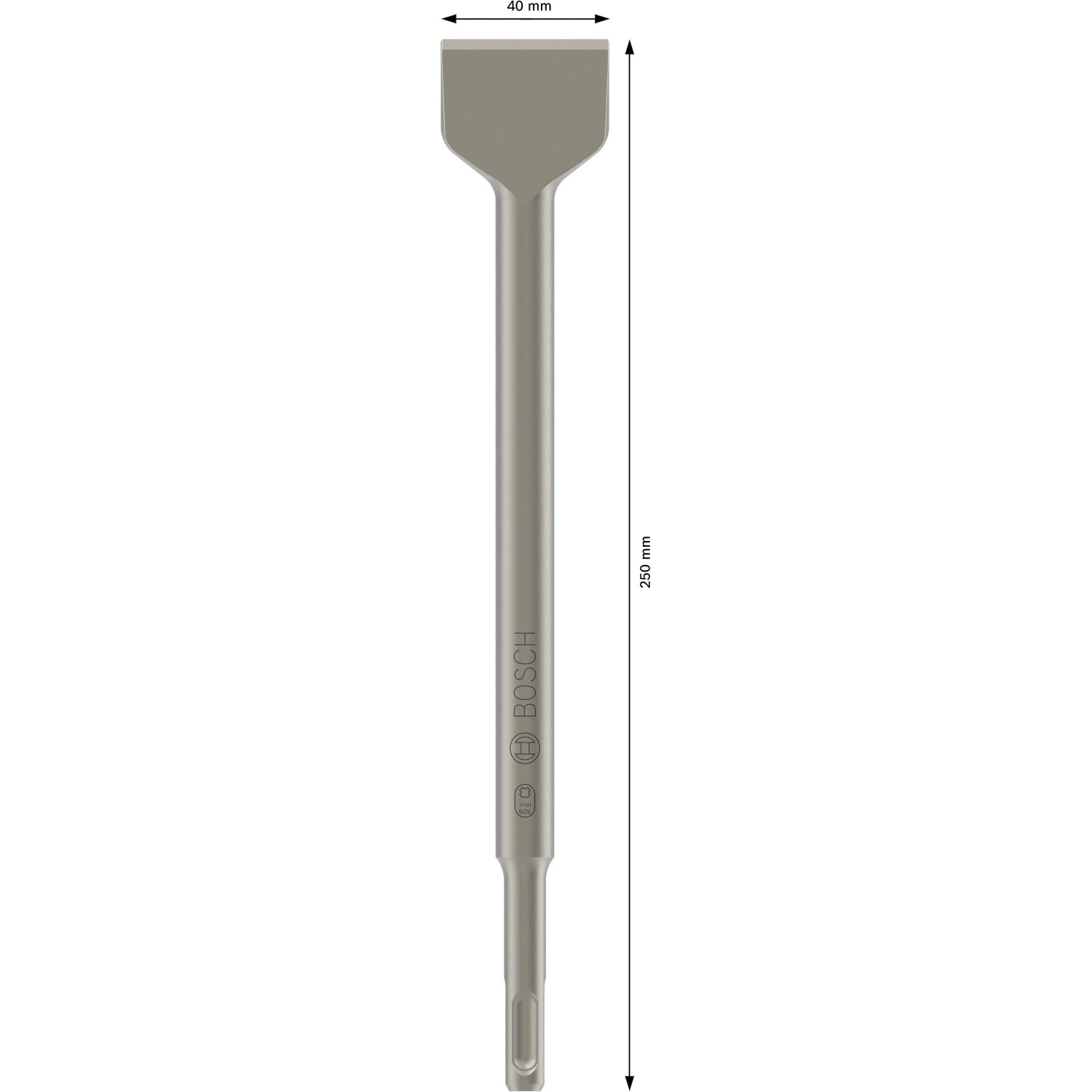 Sekáč lopatkový Bosch SDS plus 40×250 mm