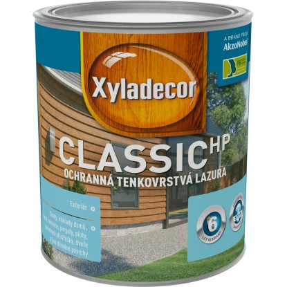 Xyladecor Ochranná tenkovrstvá lazura Classic HP palisandr 0,75 l