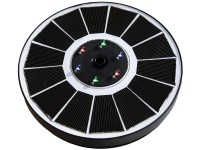 Heissner Sada solárních jezírkových čerpadel, barevné LED