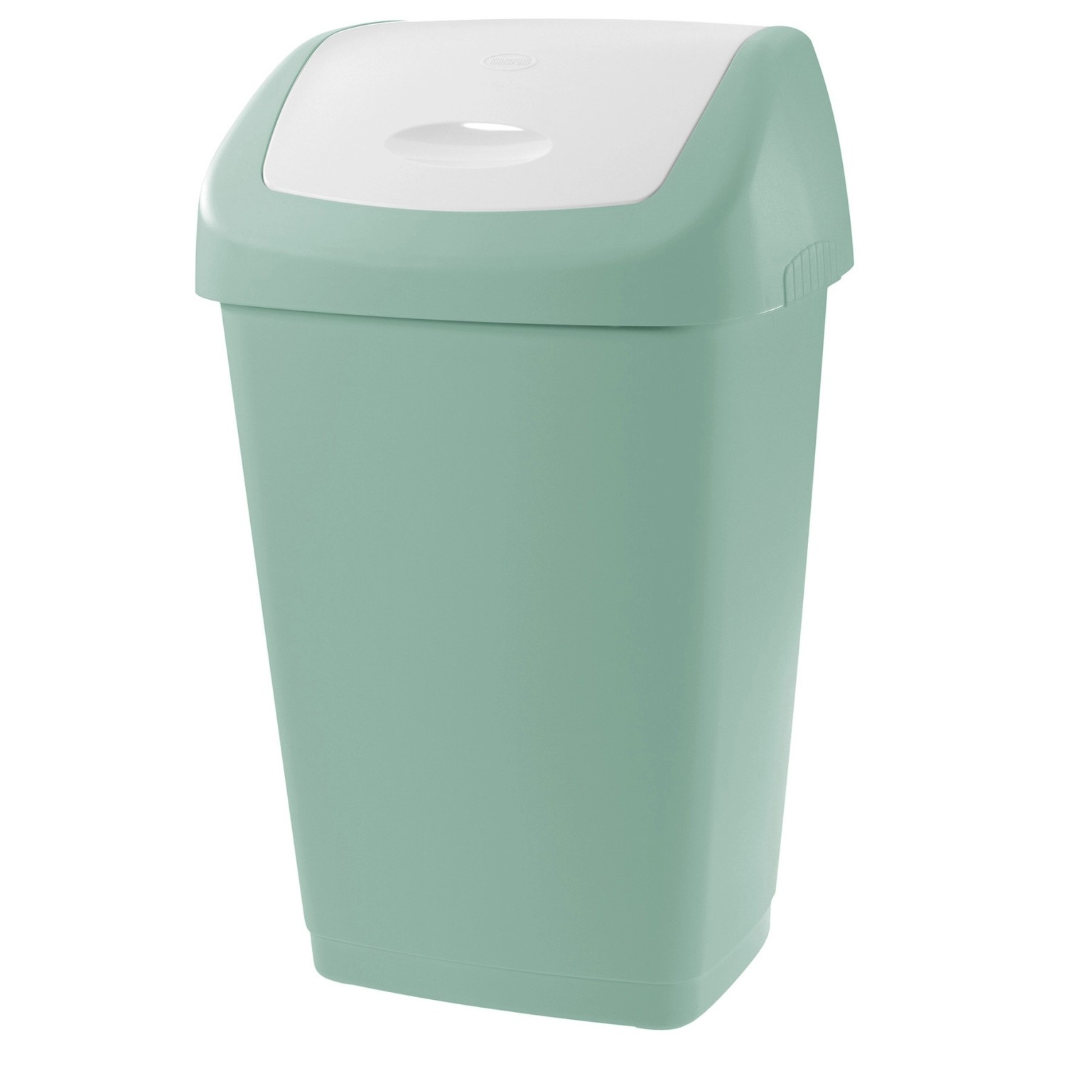 Tontarelli Odpadkový koš AURORA Swing Bin zelená/bílá, 40 x 32 x 65 cm, 50 l