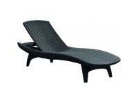 Keter Lehátko Pacific, grafit, 197 x 75 x 41 cm