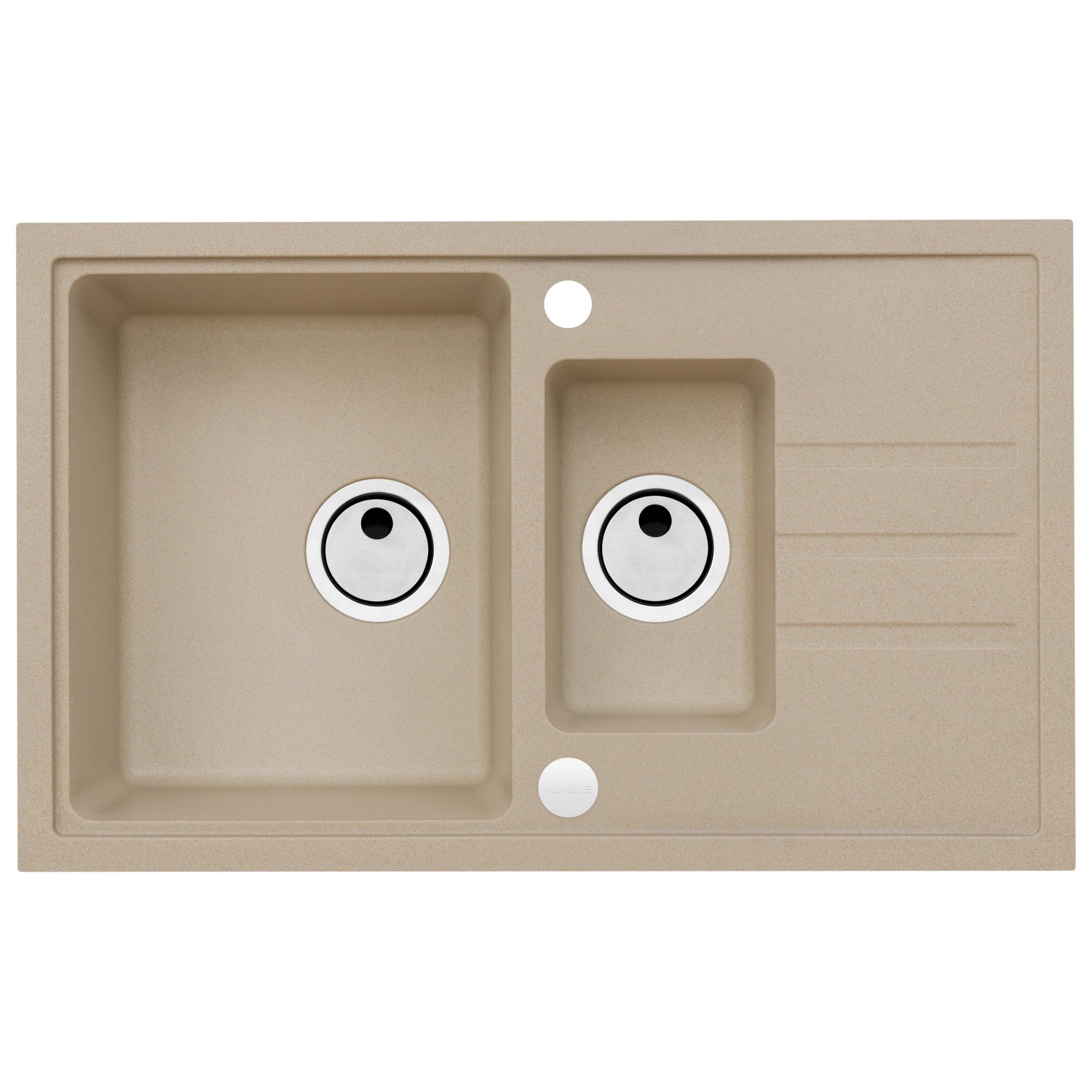 Alveus Granitový dřez Intermezzo 70, béžová, 78 x 48 cm