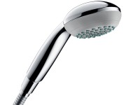 Hansgrohe Ruční sprcha Crometta 85 Mono, 1 proud, šedá/chrom, pr. 85 mm