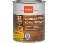 OBI Lazura na dřevo s hloubkovou ochranou mahagon 750 ml OBI Lazura na dřevo s hloubkovou ochranou mahagon 750 ml
