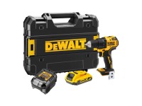 DeWALT 18V XR Aku bezuhlíkový vrtací šroubovák DCD708D1T-QW (1x2,0Ah, kufr)