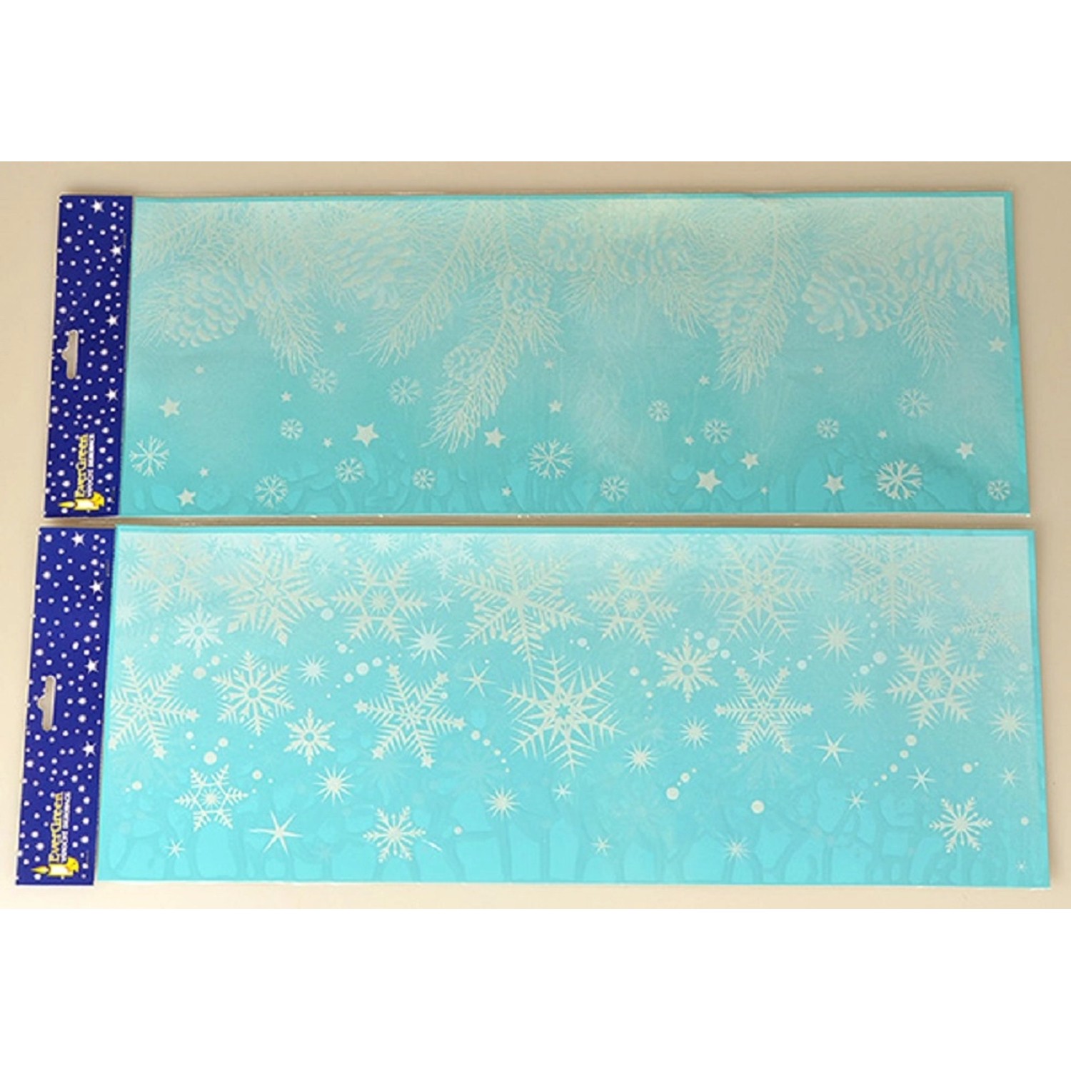 EverGreen  Vánoční okenní dekorace ledové vločky