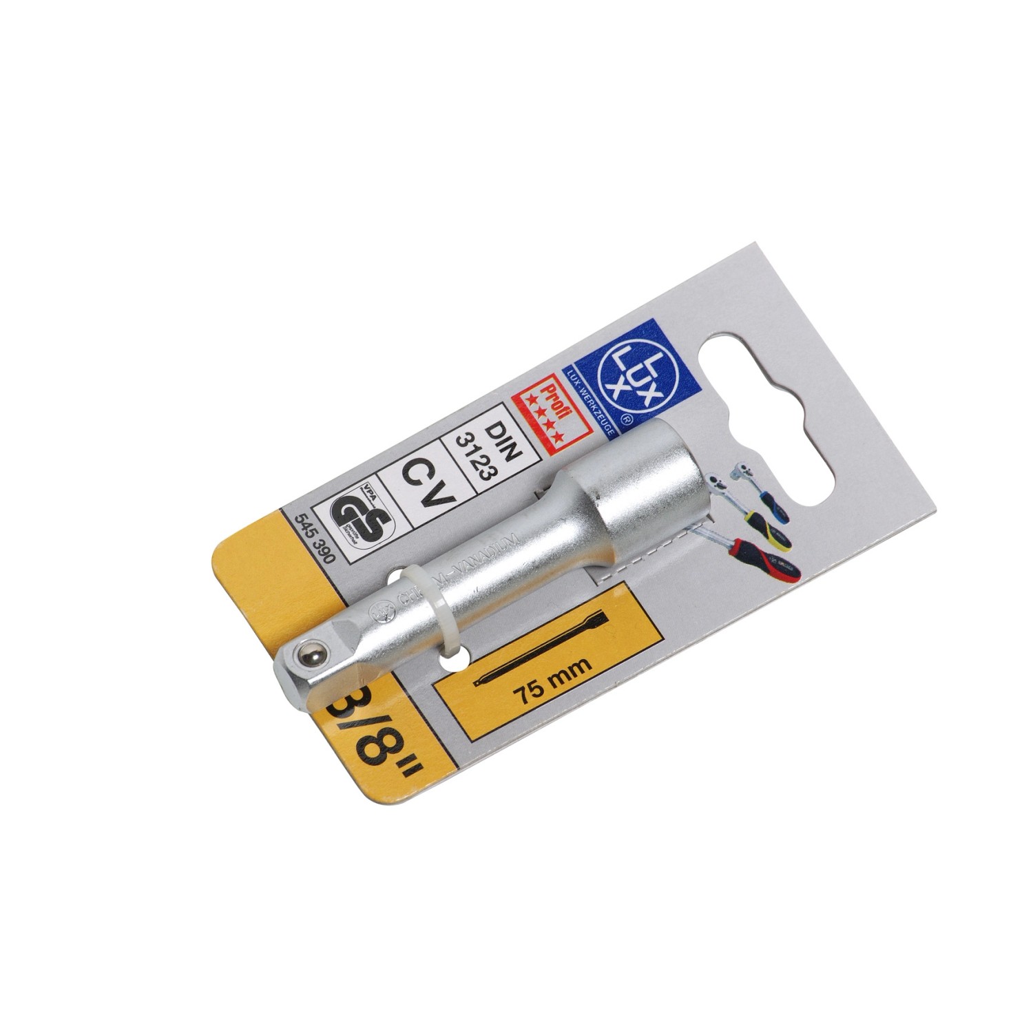 LUX Prodlužovací díl Comfort, 10 mm (3/8"), 75 mm