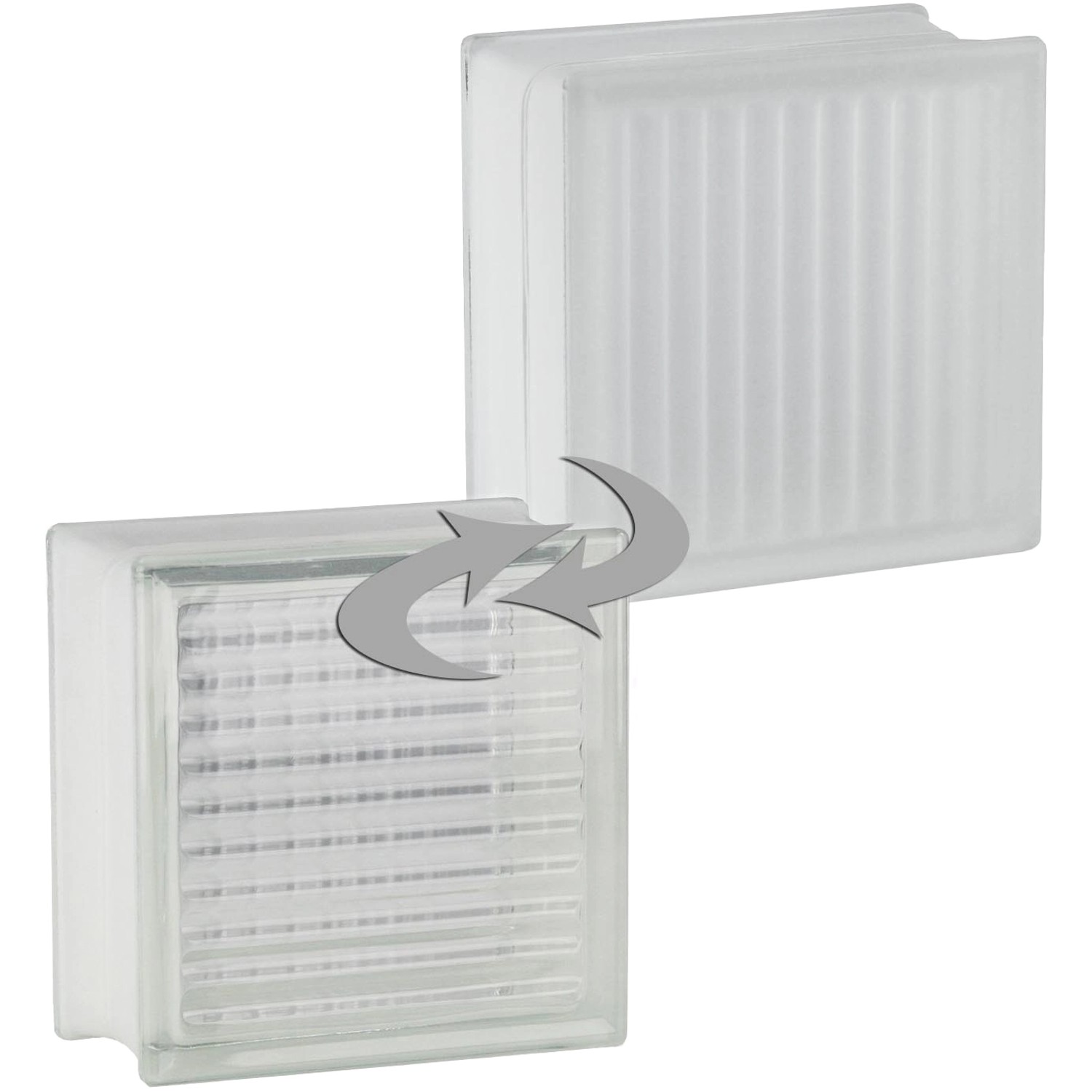 Fuchs Design Luxfera Crossed lesklá/mléčné sklo, bílá, 19 x 19 x 10 cm