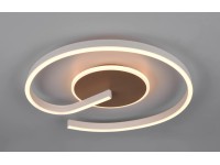 Reality Stropní LED svítidlo Calle 21W 2600lm 2300+3000+4000K kávová pr. 50 cm