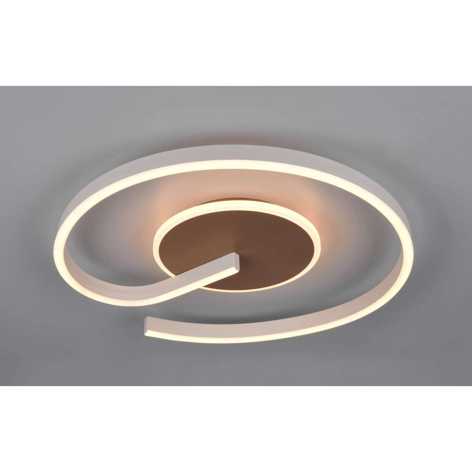 Reality Stropní LED svítidlo Calle 21W 2600lm 2300+3000+4000K kávová pr. 50 cm