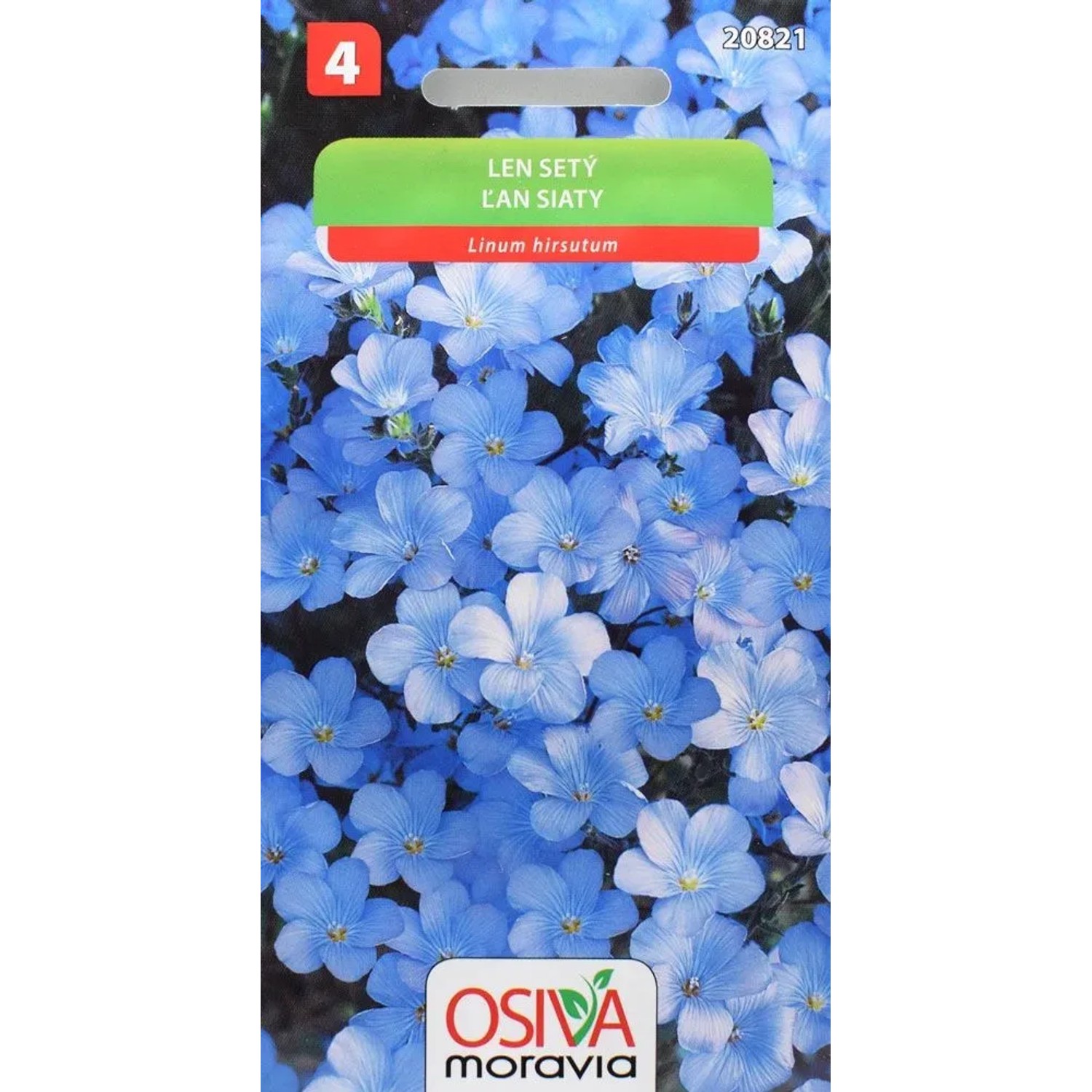 Semínka Len setý (Linum hirsutum)