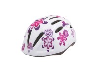 CAPPA Dětská cyklistická přilba HardShell, bílá/růžová, vel. XS/S