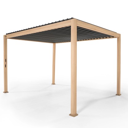 MIRADOR Pergola 111 Premium dub/ antracitová 3 x 4 m