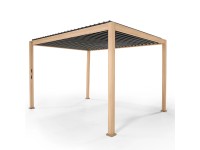 MIRADOR Pergola 111 Premium dub/ antracitová 3 x 4 m