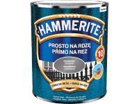 Hammerite Přímo na rez barva na železné kovy kovářská stříbrná 0,7 l