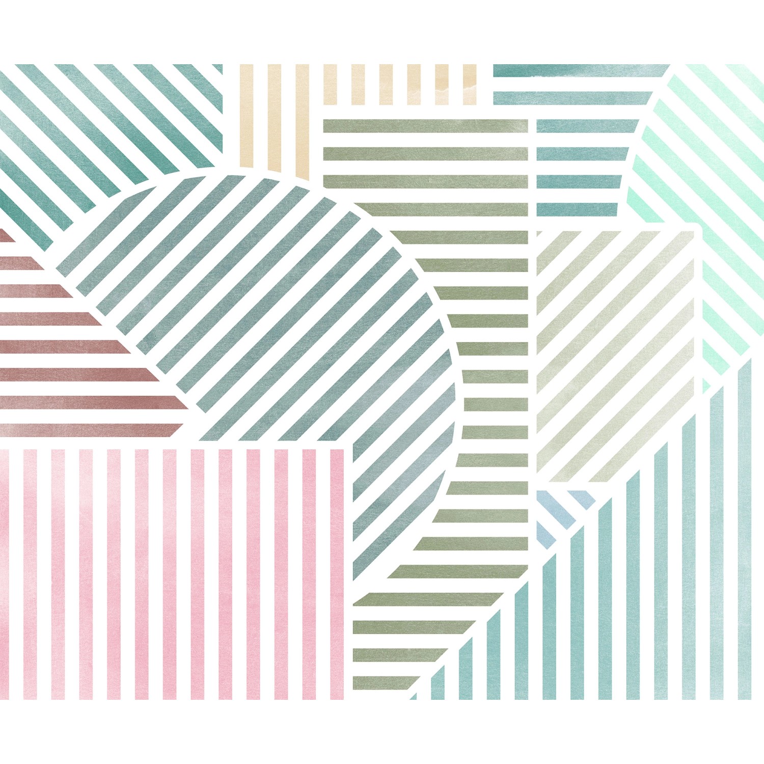 Komar Vliesová fototapeta Jeux de Lignes Bonbon 300 x 250 cm