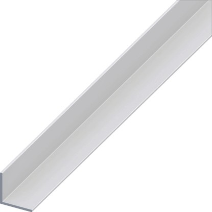 Hliníkový roh 20 mm x 20 mm x 1,5 mm stříbrný eloxovaný 2 m