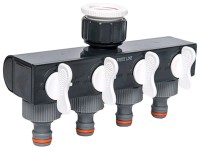 Bradas Adaptér na kohoutek, 4cestný rozdělovač, 1