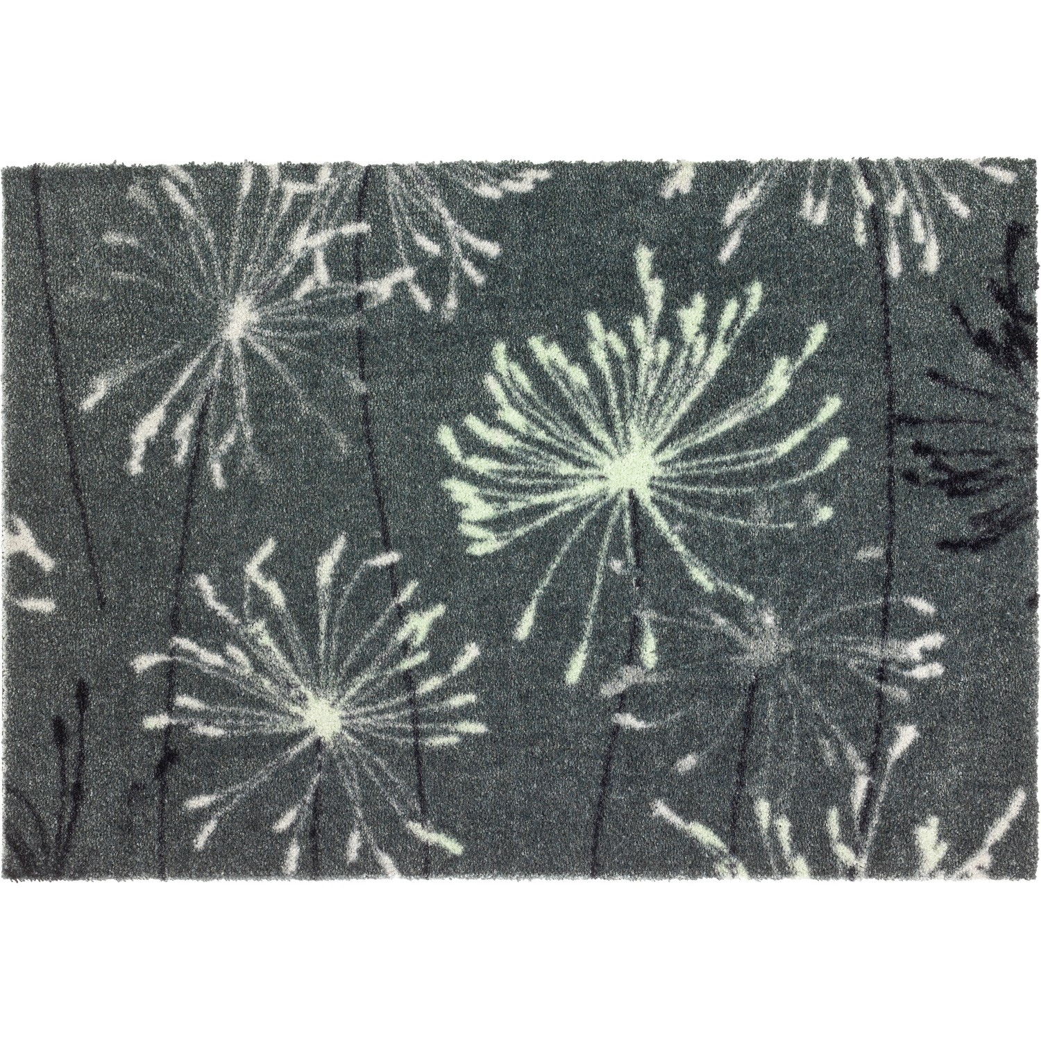 Schöner Wohnen Rohožka před dveře Manhattan, pampeliška šedá/máta, 50 x 70 cm