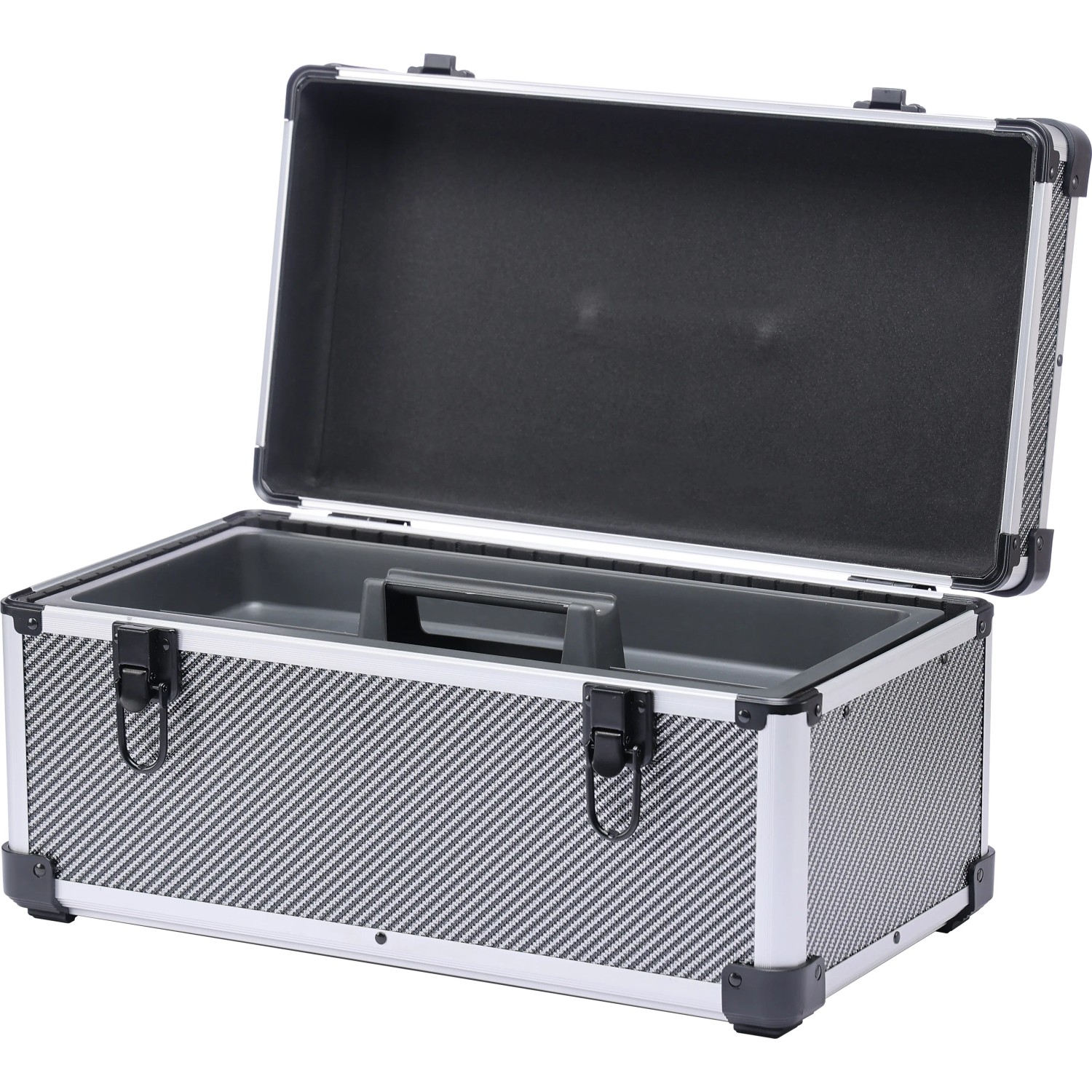 LUX-TOOLS Hliníkový kufr na nářadí, 44,3 x 22 x 23,5 cm