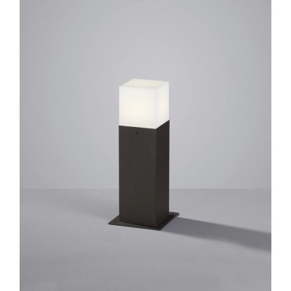 Trio Venkovní LED lampa Hudson, 1x3,5W, antracitová, 8,5 x 8,5 x 30 cm