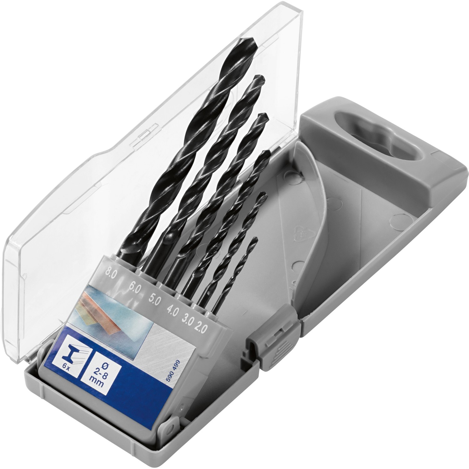 LUX Sada vrtáků do kovu Comfort, 6dílná