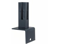 Floraworld Úhlová opěrná patka pro plotové sloupky, antracitová, 60 x 40 mm