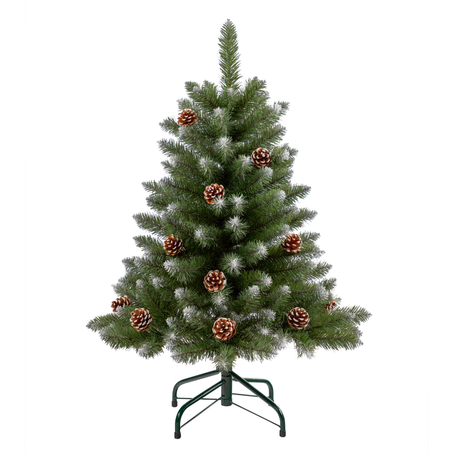 Umělý vánoční stromek Blavand XXL se šiškami, 1027 větviček, pr. 127 x 210 cm